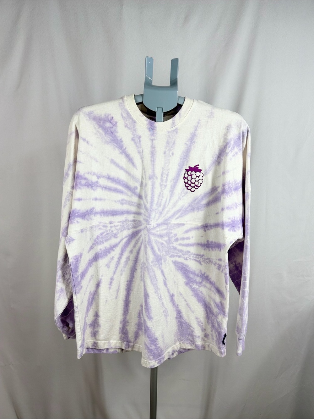 Knotts Berry Farm Spirit Jersey Shirt Medium Purple White Tie Dye Boysenberry
